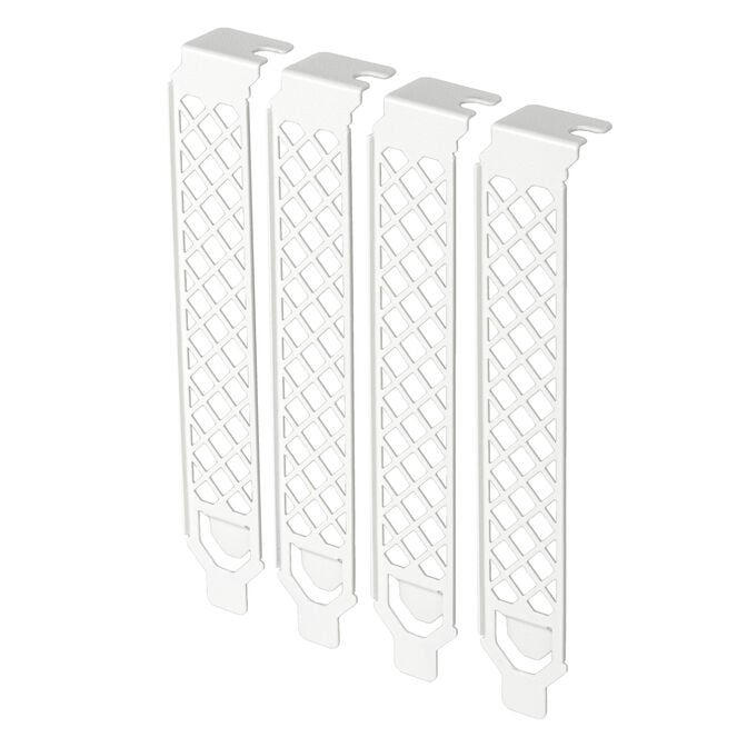 SilverStone SST-Aeroslots2W - PCI slot covers, 4 pieces - white image number 0