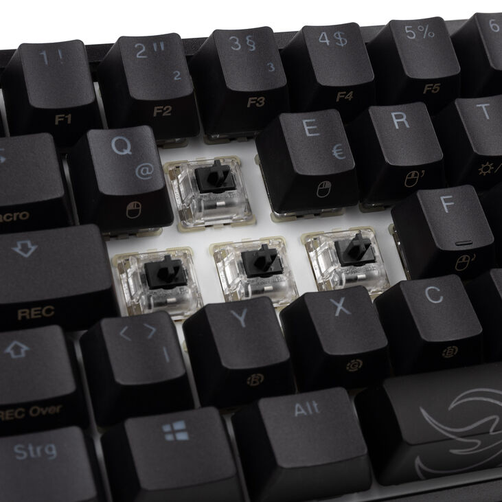 Ducky One 2 Pro Mini Gaming Keyboard, RGB LED - Cherry Black image number 7