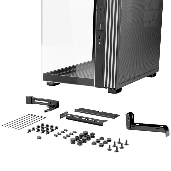 be quiet! Light Base 600 DX PC Case, Mid Tower, Tempered Glass, ARGB - black image number 6