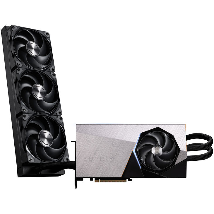 MSI GeForce RTX 5090 32G Suprim Liquid SOC, 32768 MB GDDR7 image number 1