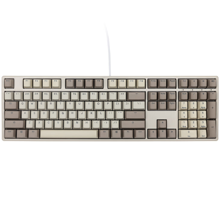 Ducky Origin Vintage Gaming Tastatur, Cherry MX-Brown (US) image number 1