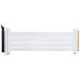 PHANTEKS PCI-E 4.0 x16 riser ribbon cable, 180 degrees, 30 cm - white image number null