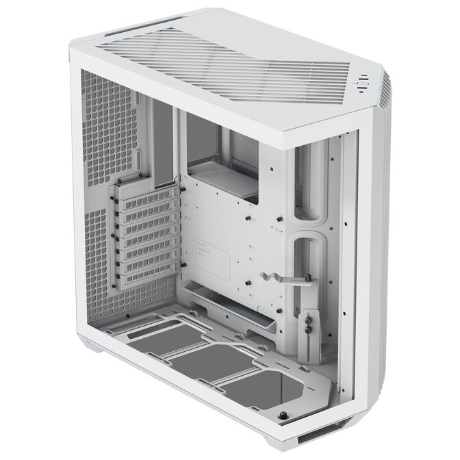 APNX V1 PC Case, Mid Tower, ATX, Tempered Glass &ndash; White image number 2