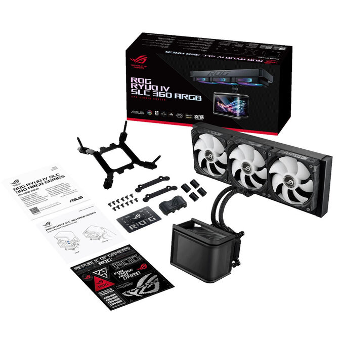 ASUS ROG Ryuo IV SLC 360 ARGB AiO Wasserk&uuml;hlung - 360mm, schwarz image number 8