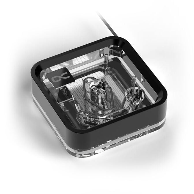 Alphacool Core 1 Aurora LT CPU Cooler - ARGB, Acrylic image number 1