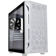 SilverStone Fara H1M Micro-ATX Case, Tempered Glass - white image number null