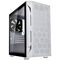 SilverStone Fara H1M Micro-ATX Case, Tempered Glass - white