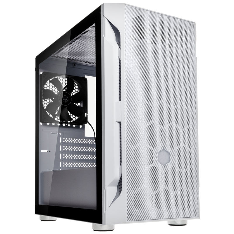 SilverStone Fara H1M Micro-ATX Gehäuse, Tempered Glass - weiß Image