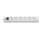 Brennenstuhl Bremounta Steckdosenleiste, 5-fach, USB-Ladefunktion - weiß