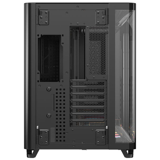 Corsair AIR 5400 LX-R LINK PC Case, Mid-Tower, Tempered Glass, RGB - includes 3x 120mm Fans, black image number 6