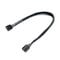 Watercool fan cable 210 - 2.4m, black