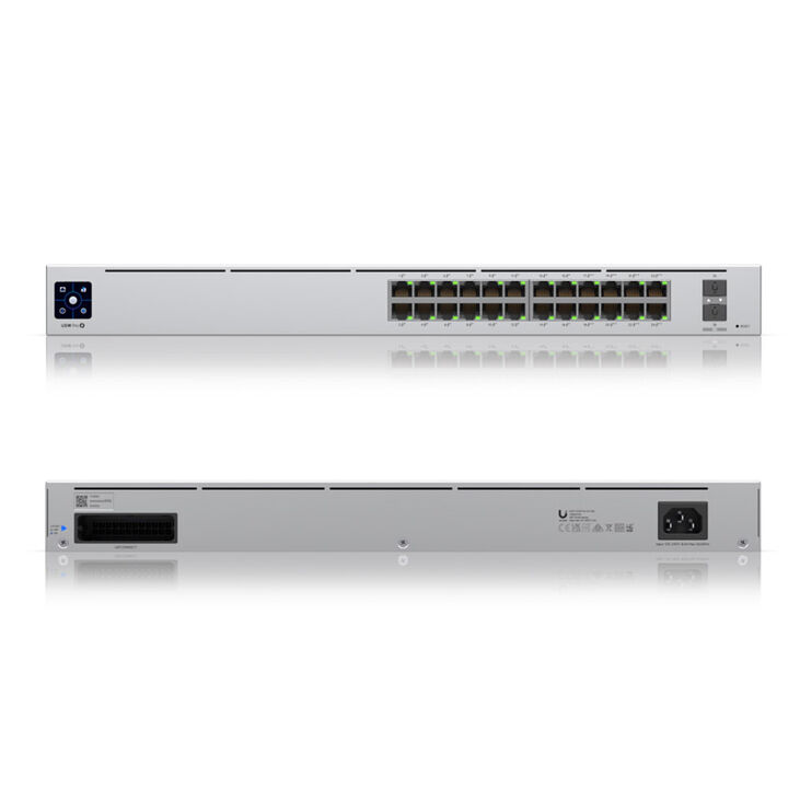 Ubiquiti UniFiSwitch Pro 24 Rackmount Gigabit Managed Switch - 16x PoE+, 8x PoE++ image number 4