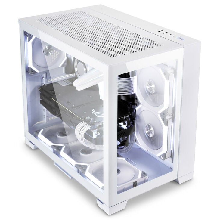 Lian Li O11 Dynamic Mini Snow Edition, Midi-Tower, Tempered Glass - weiß image number 7