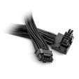 be quiet! 12V-2X6 12VHPWR 90 Grad PCIe 5.0 Adapterkabel - 700mm image number null