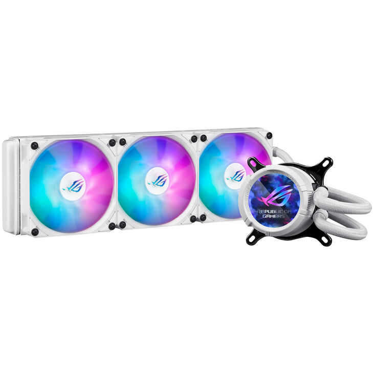 ASUS ROG Strix LC III 360 ARGB LCD All-in-One Water Cooling - 360mm, white image number 1