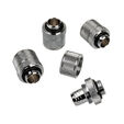 Corsair Hydro X Series XF Anschluss gerade G1/4 Zoll AG auf 13/10mm - 4er Pack, chrome silber image number null