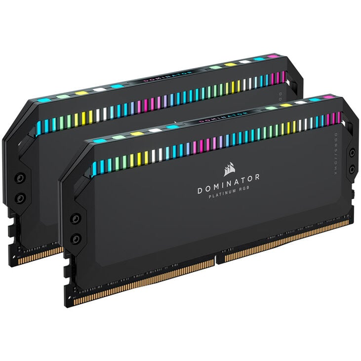 Corsair Dominator Platinum RGB DDR5-6400 RAM, CL32, XMP - 32 GB Dual-Kit, black image number 0