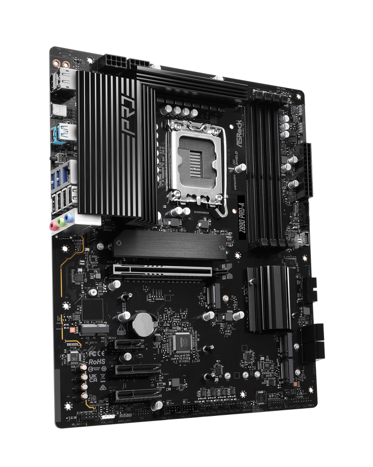 ASRock Z890 PRO-A Mainboard, Sockel LGA 1851, Intel Z890, ATX, DDR5 image number 1