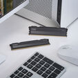 KLEVV FIT V DDR5-6000 RAM, CL30, XMP 3.0 & EXPO - 32 GB Dual-Kit, schwarz image number null