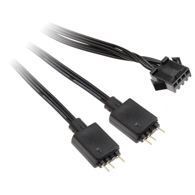 Kolink 4-Pin L&uuml;fter zu 3-Pin 5V ARGB Kabel-Adapter image number 0