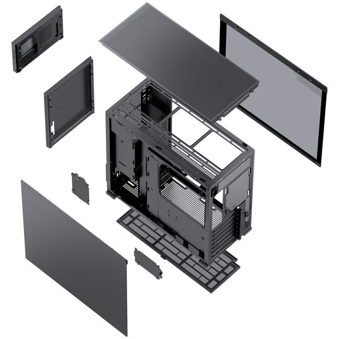 Jonsbo D41 MESH Screen ATX Case, Tempered Glass - black image number 8