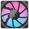 Corsair iCUE LINK RX120 RGB Series, PWM Fan - 120mm, black image number null