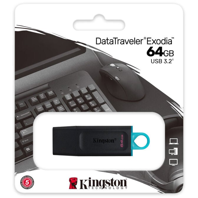 Kingston DataTraveler Exodia, USB 3.2 Type A - 64 GB image number 2