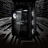 Gaming PC Black Out AMD Ryzen 5 7600X, NVIDIA GeForce RTX 4060 Ti - Pre-built PC