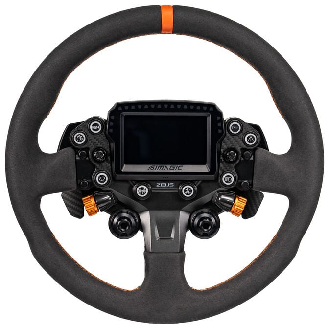 Simagic ZS-330RR Alcantara Steering Wheel, without Hub image number 1