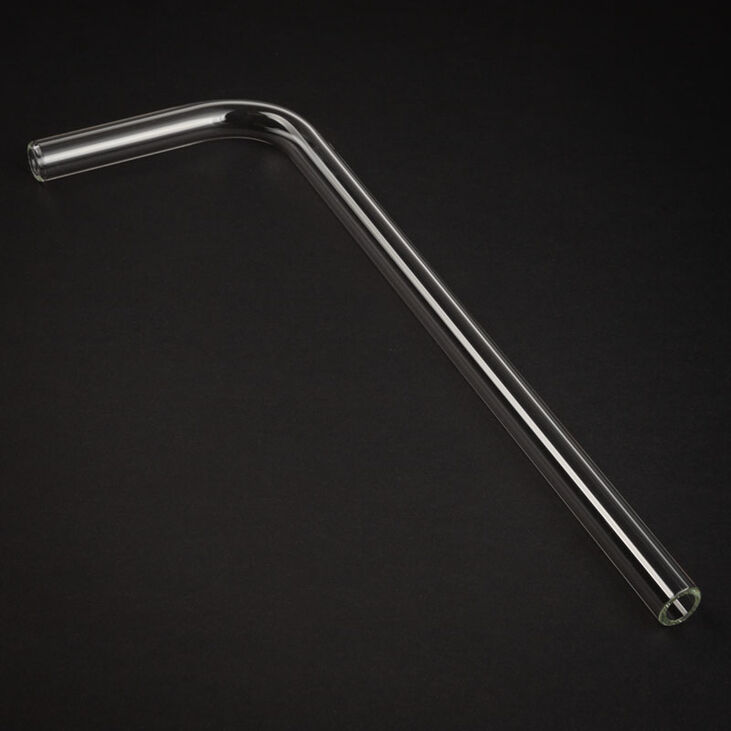 Alphacool HardTube 16/11mm Borosilicate Glass 90 Degree Angle 10/30cm - clear image number 0