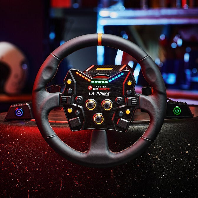 Asetek SimSports GT Rim - Round, Leder image number 3