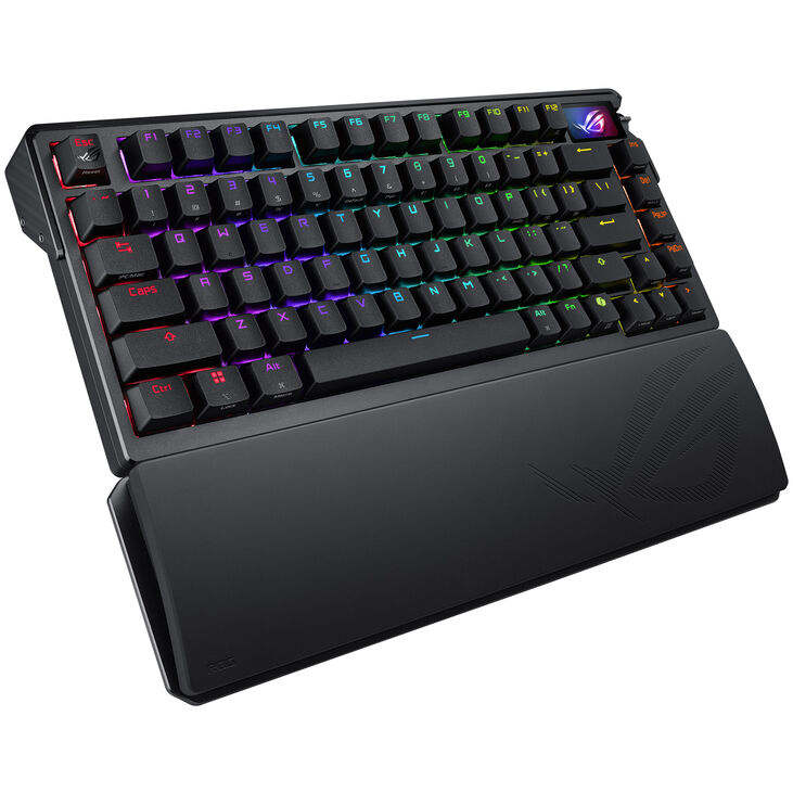 ASUS ROG Azoth Extreme Gaming Tastatur, PBT, hot-swap, ROG NX SNOW - schwarz image number 3