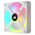 Corsair iCUE LINK QX120 RGB Series, PWM fan, 3-pack including RGB controller - 120mm, white, Starter image number null