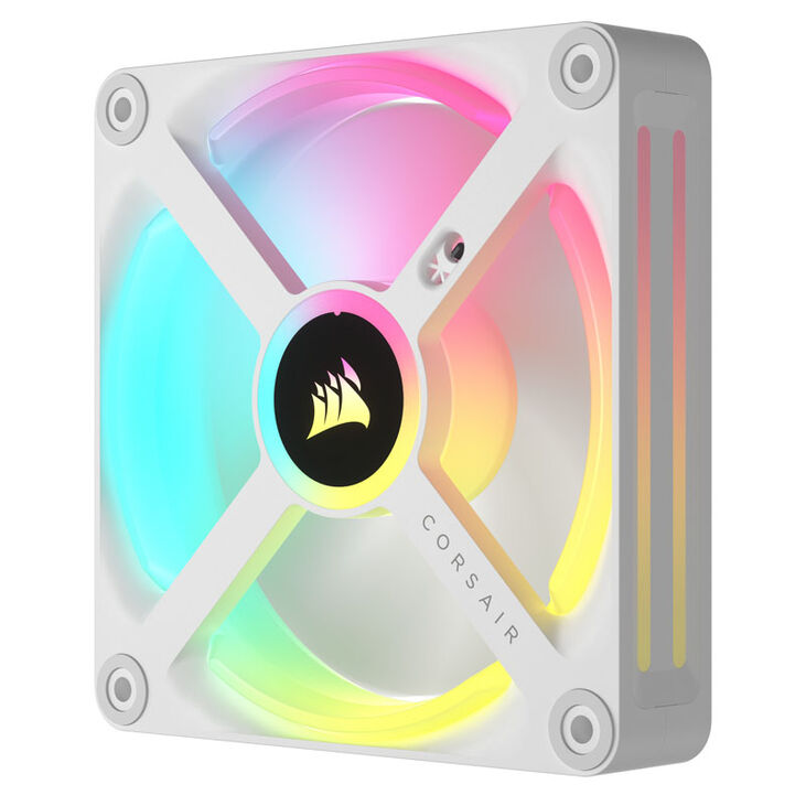 Corsair iCUE LINK QX120 RGB Series, PWM fan, 3-pack including RGB controller - 120mm, white, Starter image number 5