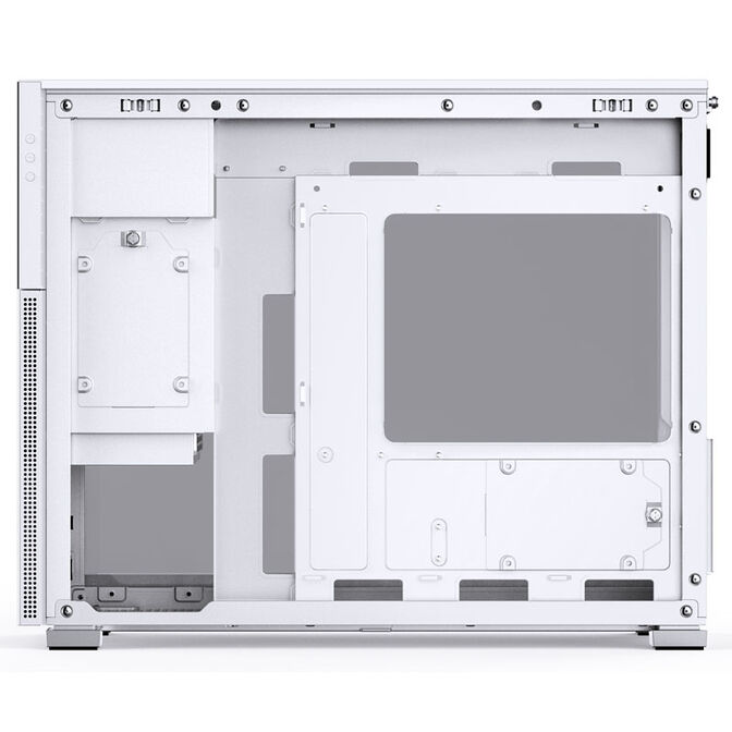 Jonsbo D31 Screen Micro-ATX Geh&auml;use, Tempered Glass - wei&szlig; image number 5