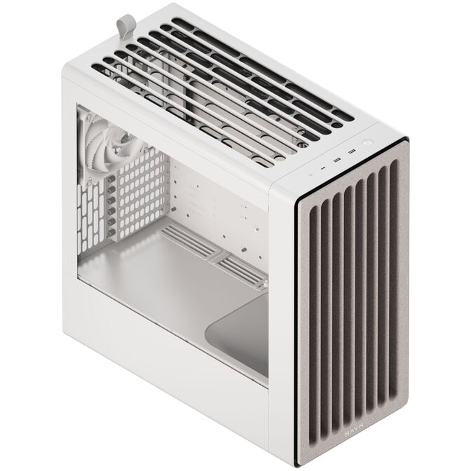 HAVN BF 360 Flow PC-Geh&auml;use, Midi-Tower, E-ATX, Tempered Glass - wei&szlig; image number 2