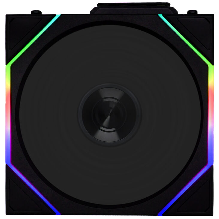 Lian Li UNI FAN TL Wireless Fans, ARGB, PWM, 3-Pack – Reverse Blade, 120 mm, Black image number 4
