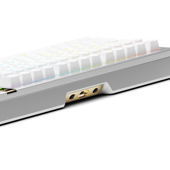 Glorious GMMK 3 Pro HE Wireless 75% Custom Gaming Keyboard - Pre-Built, ANSI (US), Fox HE Switches, Silver image number 3