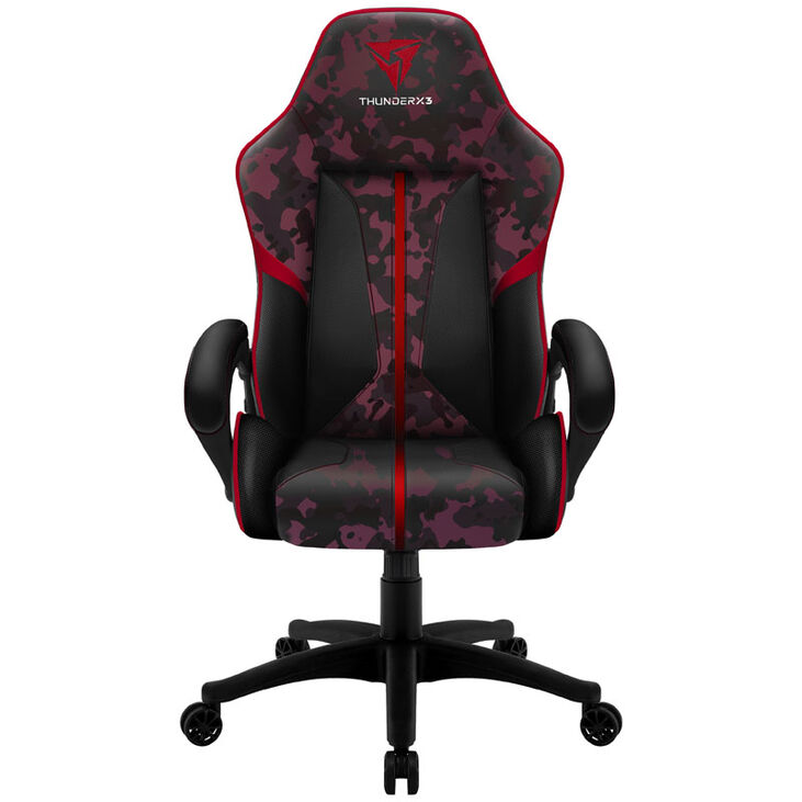 ThunderX3 BC1 CAMO Gaming Stuhl - camo/rot image number 1