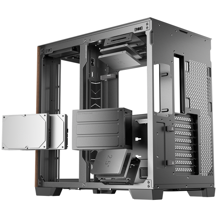 Antec C8 case, Full Tower, ATX, Tempered Glass -schwarz image number 4