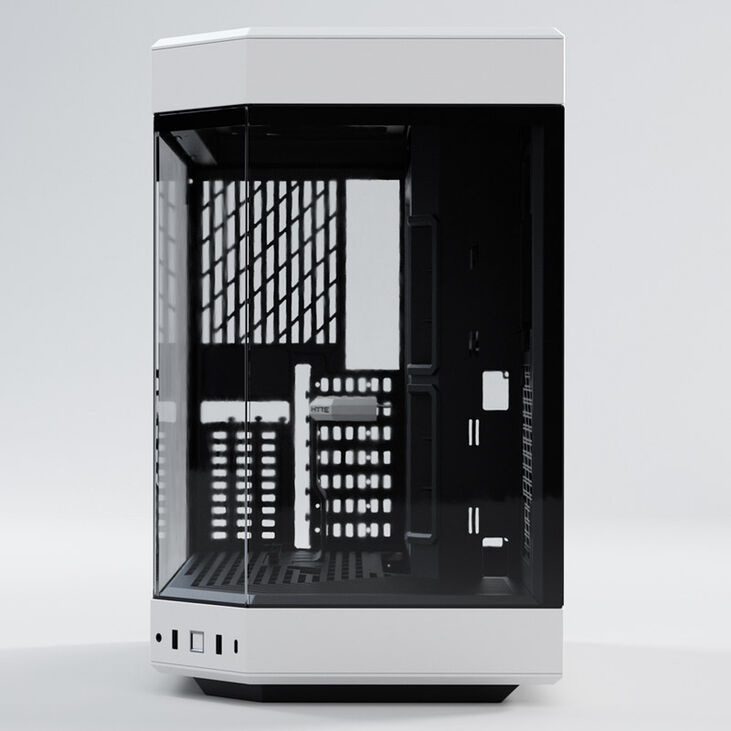 Hyte Y60 Midi Tower, Tempered Glass - schwarz/weiß image number 5