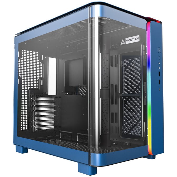 Montech KING 95 Mid Tower, Tempered Glass, ARGB - Berlin Blue image number 0
