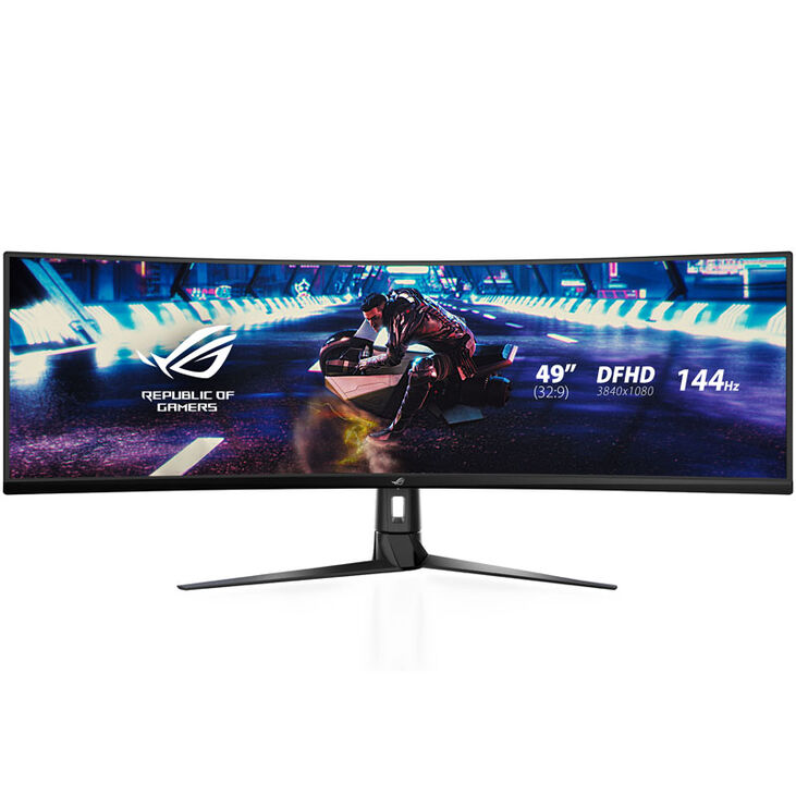 ASUS ROG Strix XG49VQ, 49 inch Gaming Monitor, 144 Hz, VA, FreeSync 2 image number 2