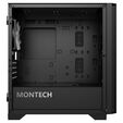 Montech AIR 100 ARGB, Micro-ATX, Tempered Glass - black image number null