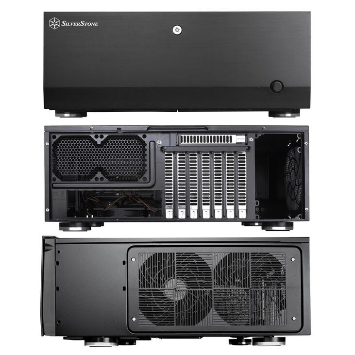 SilverStone SST-GD07B-C - Grandia Airflow Desktop, USB-C - black image number 2