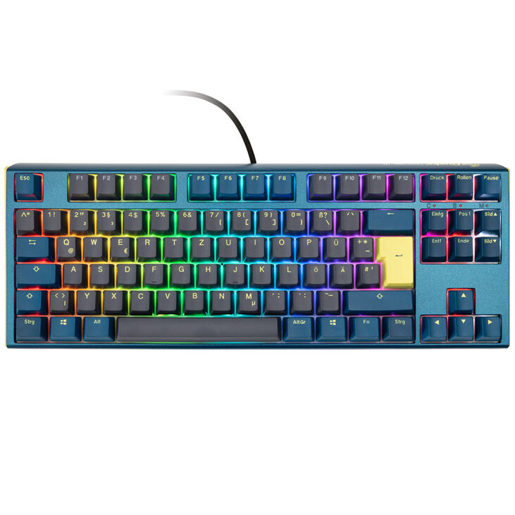 Ducky One 3 Daybreak TKL Gaming Tastatur, RGB LED - MX-Silent-Red image number 1