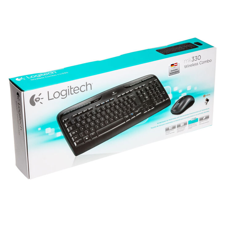 Logitech Wireless Desktop MK330 - schwarz image number 9