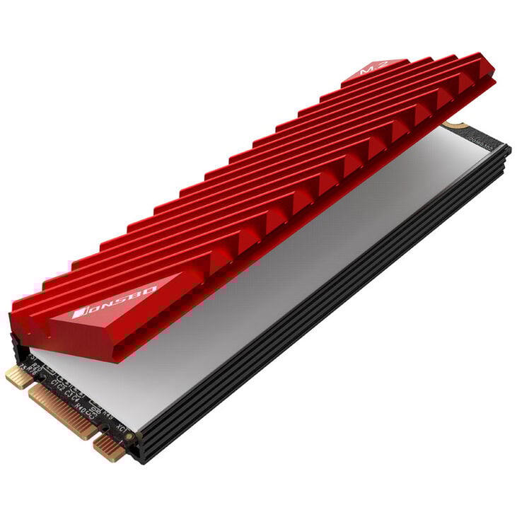 Jonsbo M. 2-3 M.2 SSD Kühlkörper - rot image number 3