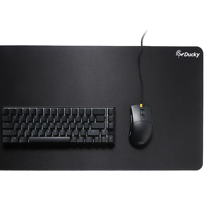 Ducky Feather Gaming Mouse, ARGB - Omron Switches, black/white + Mousepad image number 9