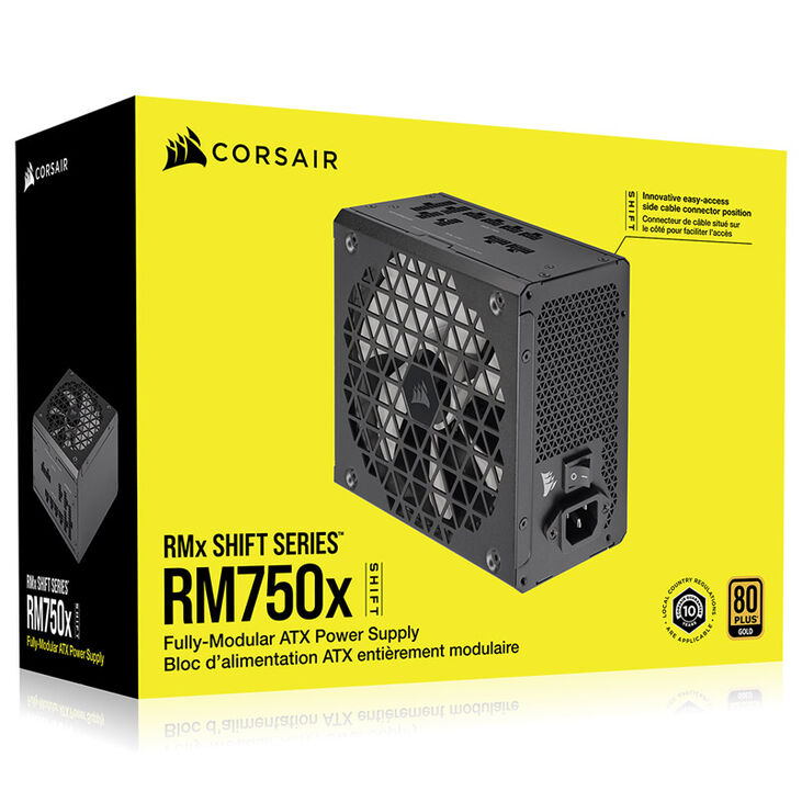 Corsair RMx Shift Series RM750x Netzteil 80 PLUS Gold, ATX 3.0, PCIe 5.0 - 750 Watt, schwarz image number 9